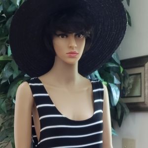 Black and White Striped Summer Dress